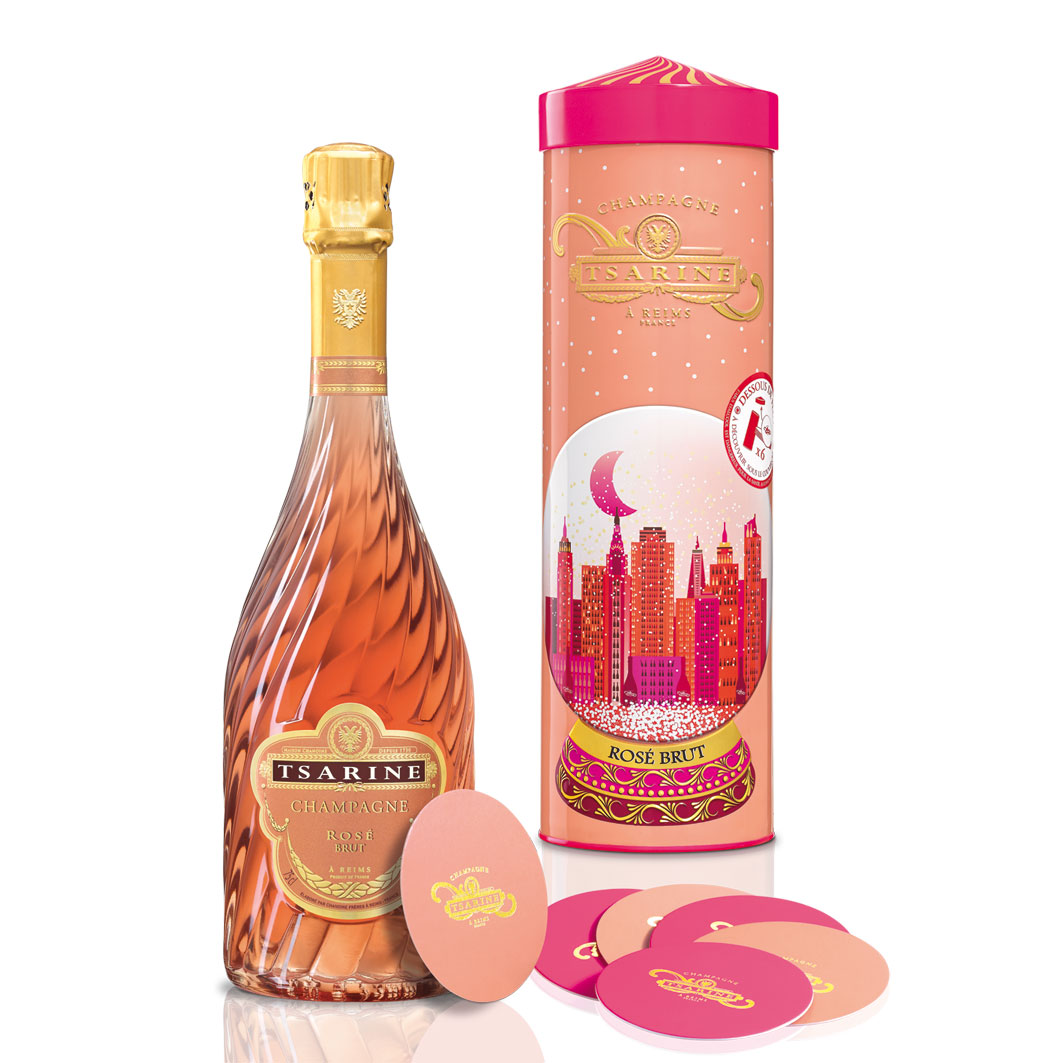 Buy Tsarine Rose Champagne NV 75cl Online for Home Delivery